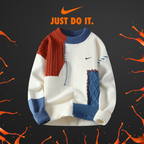 Patchwork Pullover "JUST.DO.IT"